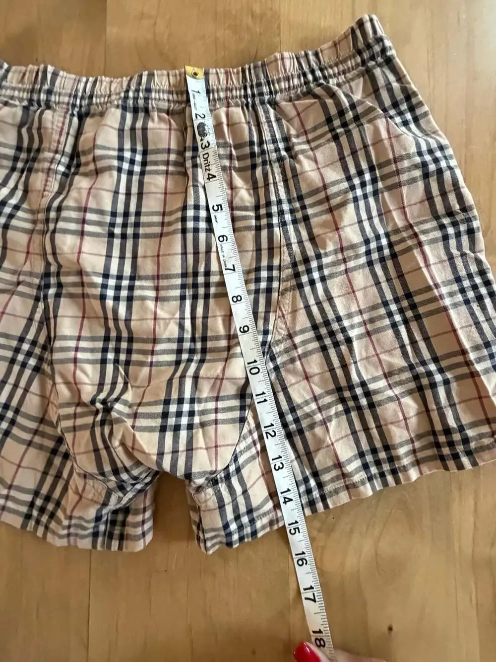Burberry London Vintage Nova Check Cotton Boxer Shorts Medium